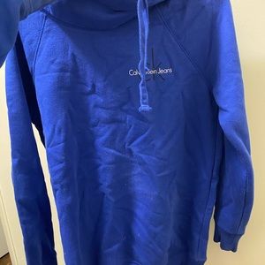 Blue Calvin Klein sweatshirt. Size large.
